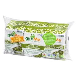 Gimme Organic Organic Roasted Seaweed Snacks, Olive Oil - 6x5.0 g
