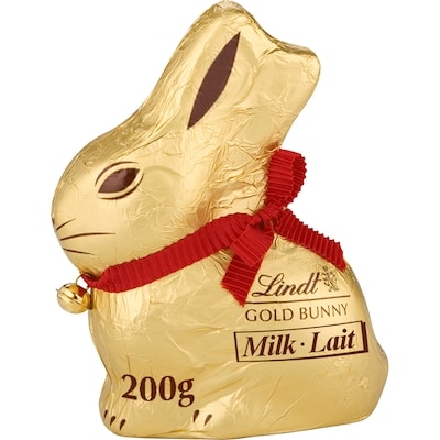 Lindt Lapin de Pâques en chocolat au lait GOLD BUNNY 200 g, 8,50 $/100g