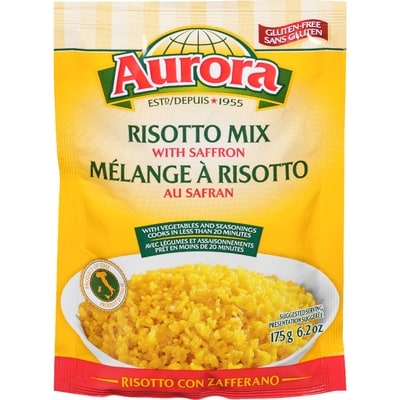 Aurora Risotto Mix With Saffron 175 g, $1.99/100g