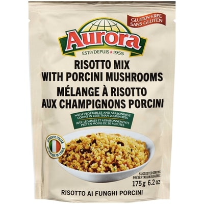 Aurora Risotto Mix With Porcini Mushrooms   175 g, $2.17/100g