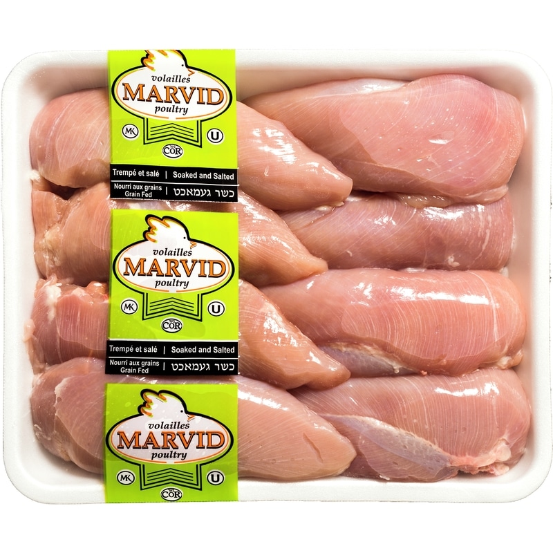 Kosher Chicken Breast, Boneless, Skinless, Club Pack