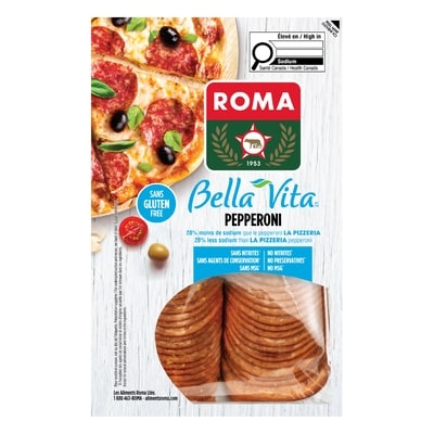 Roma Pepperoni Bella Vita 250 g, 3,60 $/100g
