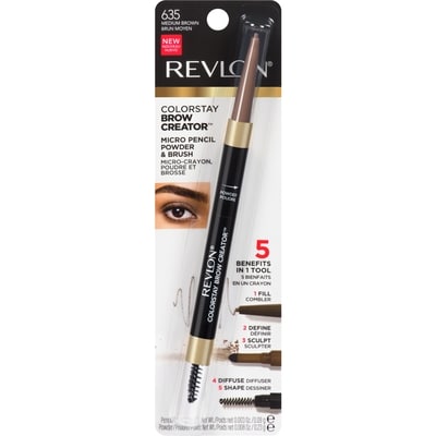 Revlon Crayon à sourcils Colorstay, nuance Medium Brown 1 ea, 17,99 $/1ch