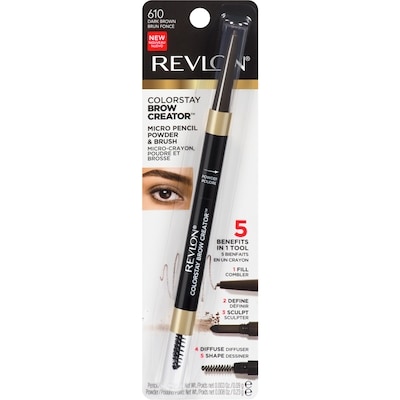 Revlon ColorStay Eyebrow Pencil Creator, Dark Brown 1 ea, $15.99/1ea