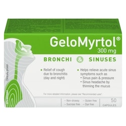 GeloMyrtol Capsules Bronchi & Sinuses  50 ea, $0.56/1ea