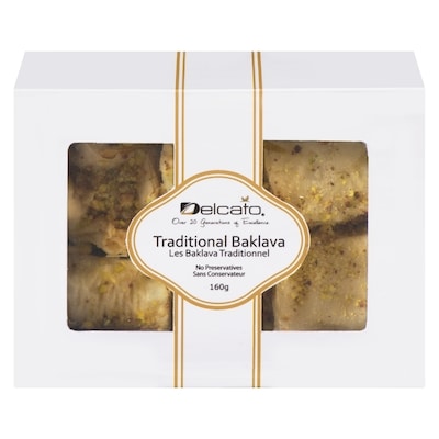 Delcato Baklava Traditional 160 g, $2.99/100g