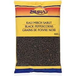 Suraj Black Peppercorn 400 g, $2.62/100g