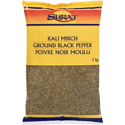 Suraj Poivre noir moulu 1 kg, 2,20 $/100g