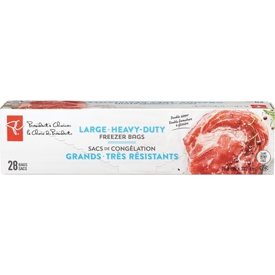 President's Choice Large Heavy Duty Freezer Bags 28 ea, $0.27/1ea