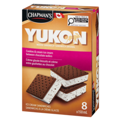 Chapmans Yukon Moose Sandwich Cookies & Cream - 8x150.0 ml | Loblaws