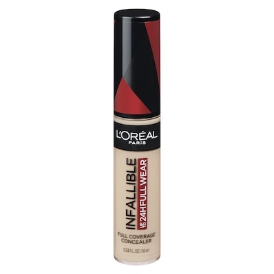 L'Oreal Paris Concealer Infallible Full Wear, One-Swipe Complete Coverage, Matte Finish, Longwear Up to 24hr, Ivory 5.2 ml, $209.90/100ml