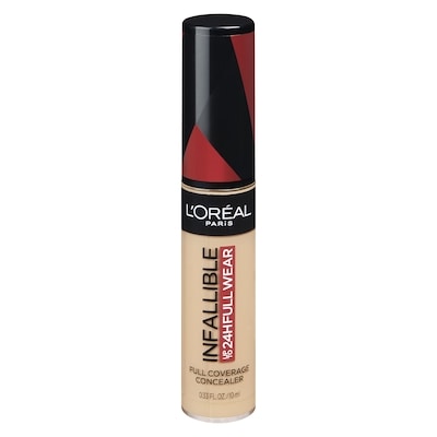 L'Oreal Paris Concealer Infallible Full Wear, One-Swipe Complete Coverage, Matte Finish, Longwear Up to 24hr, Amber 5.2 ml, $219.90/100ml