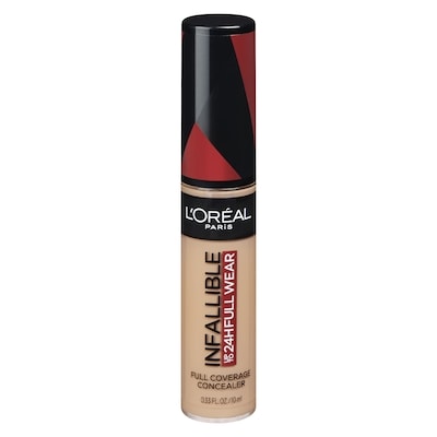 L'Oreal Paris Concealer Infallible Full Wear, One-Swipe Complete Coverage, Matte Finish, Longwear Up to 24hr, Pecan 5.2 ml, $219.90/100ml