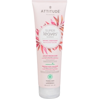 Attitude Super Leaves Natural Conditioner Color Protection Avocado Oil and Pomegranate 240 ml, $5.62/100ml