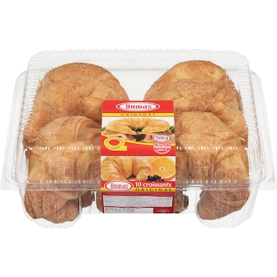 Dumas Croissants nature, paquet de 10 10x500.0 g, 1,30 $/100g
