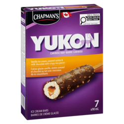 Chapmans Yukon Caribou Ice Cream Bar Vanilla, Caramel, Chocolate