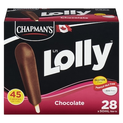 Chapmans Lolly Chocolate 28x50.0 ml, $0.43/100ml