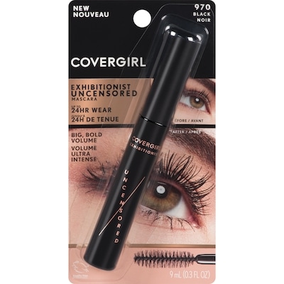 CoverGirl Mascara Exhibitionist Uncensored, noir 1 ea, 13,99 $/1ch