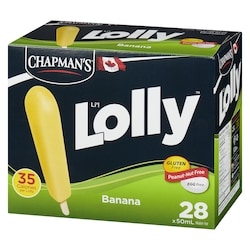 Chapmans Li'L Lolly Banana - 28x50.0 ml | Zehrs