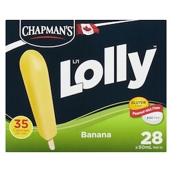 Chapmans Li'L Lolly Banana - 28x50.0 ml | Zehrs