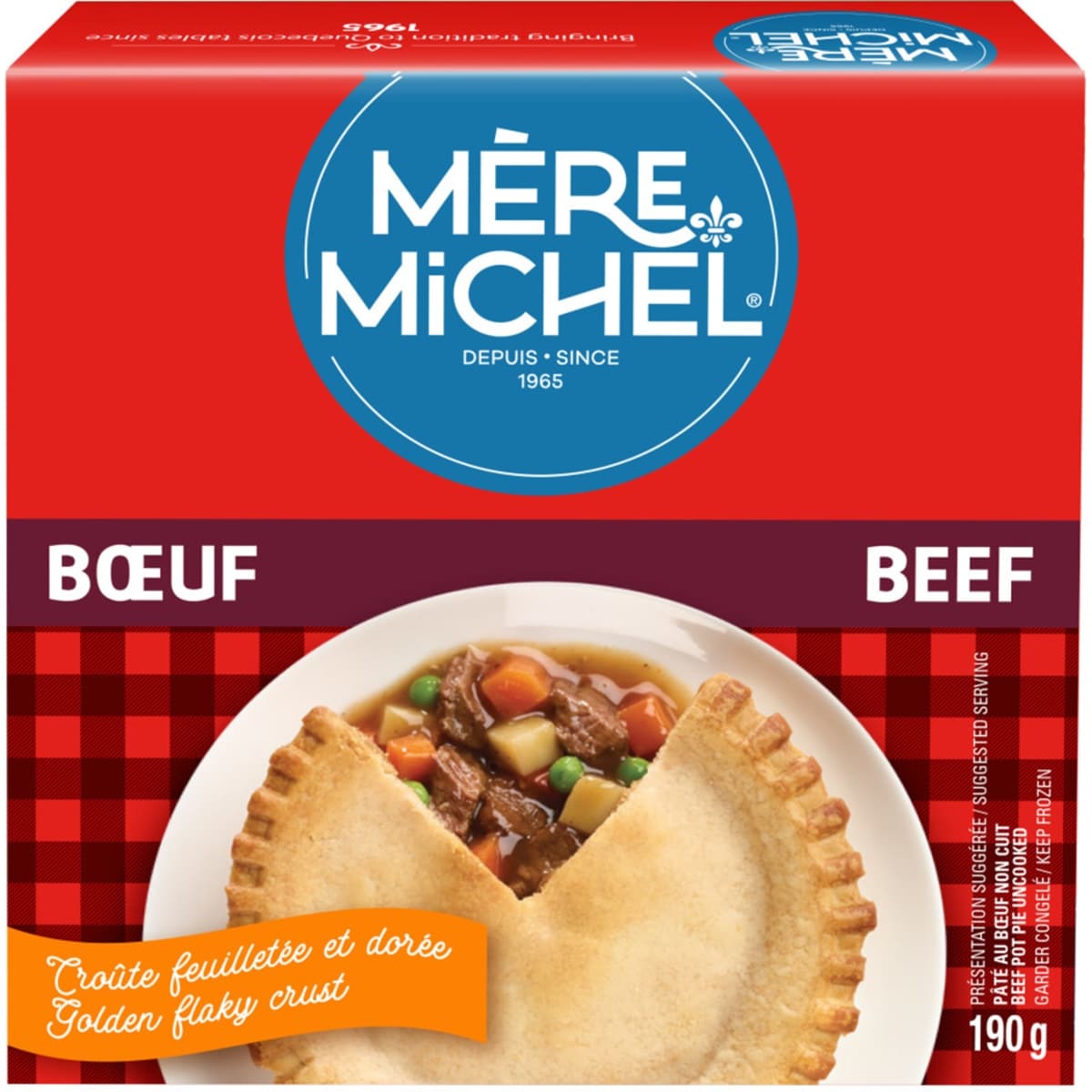 Mere Michel Beef Pot Pie 190 g, $1.32/100g