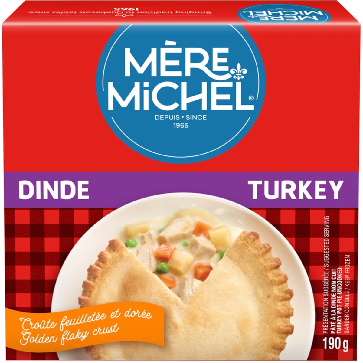 Mere Michel Turkey Pot Pie 190 g, $1.32/100g