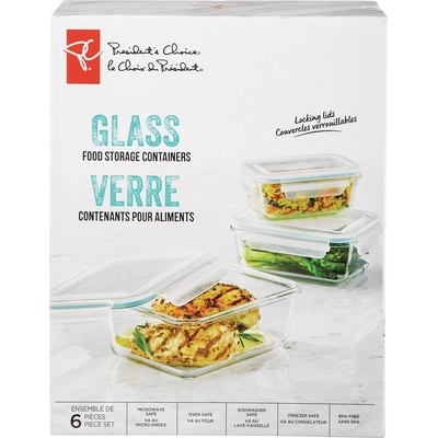 le Choix du Président Contenant Rectangulaire En Verre Borosilicaté 1 ea, 3,33 $/1ch