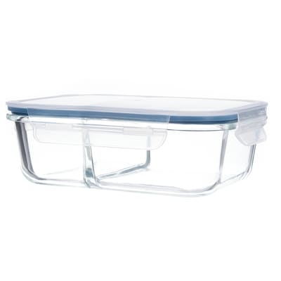 2 compartiments en verre,1050 ml
