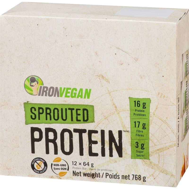 Sprouted Protein Bar, Sweet and Salty Caramel