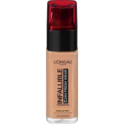 L'Oreal Paris Foundation Infallible Fresh Wear 24HR, Lightweight, Longwear, Breathable Formula, Amber 30 ml, $78.30/100ml