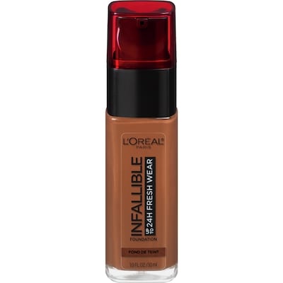 L'Oreal Paris Foundation Infallible Fresh Wear 24HR, Lightweight, Longwear, Breathable Formula, Deep Amber 30 ml, $78.40/100ml