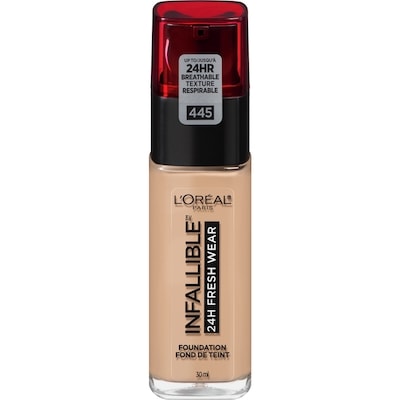 L'Oreal Paris Foundation Infallible Fresh Wear 24HR, Lightweight, Longwear, Breathable Formula, Vanilla 30 ml, $78.30/100ml