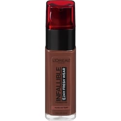 Foundation Infallible Fresh Wear 24HR, Lightweight, Longwear, Breathable Formula, Ebony