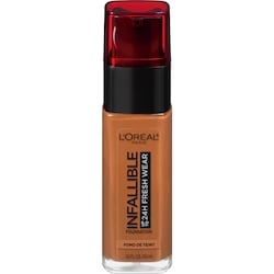 Foundation Infallible Fresh Wear 24HR, Lightweight, Longwear, Breathable Formula, Sienna