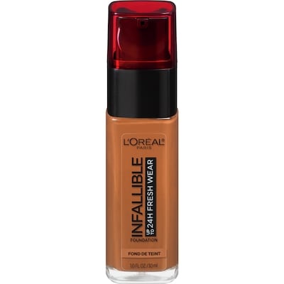 L'Oreal Paris Foundation Infallible Fresh Wear 24HR, Lightweight, Longwear, Breathable Formula, Sienna 30 ml, $55.97/100ml