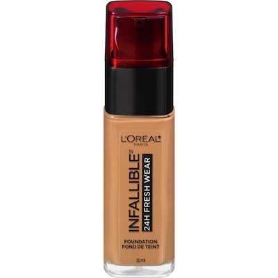 L'Oreal Paris Foundation Infallible Fresh Wear 24HR, Lightweight, Longwear, Breathable Formula, Hazelnut 30 ml, $78.30/100ml