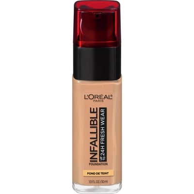 L'Oreal Paris Foundation Infallible Fresh Wear 24HR, Lightweight, Longwear, Breathable Formula, Golden Sun 30 ml, $78.30/100ml