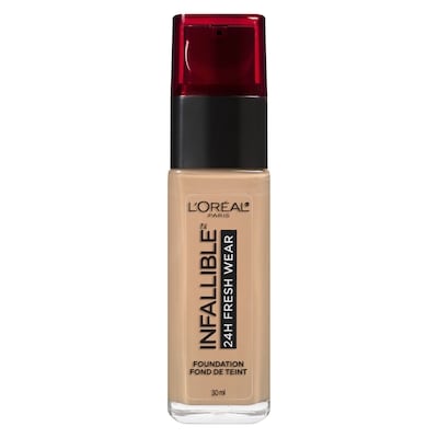 Foundation Infallible Fresh Wear 24HR, Lightweight, Longwear, Breathable Formula, Radiant Honey