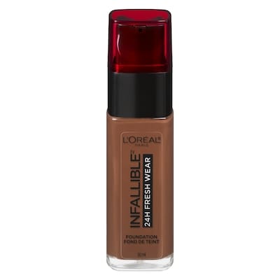 L’Oréal Fond de teint Infallible 24HR Fresh Wear, léger, longue tenue, formule perméable, Espresso 30 ml, 79,97 $/100ml