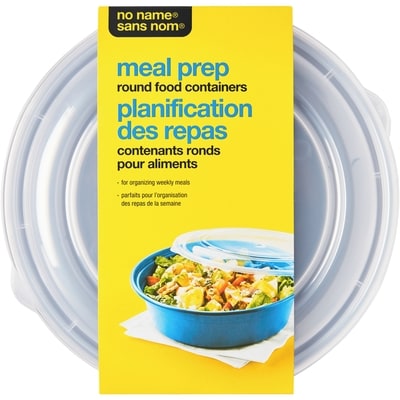 No Name Round 10 Piece Meal PreContainer, Blue 1 ea, $1.00/1ea