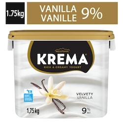 Olympic Yogourt krema à la vanille 9 % 1.75 kg, 0,83 $/100g
