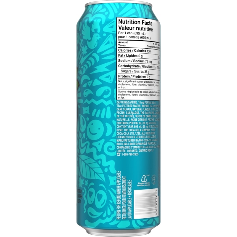 Iced Tea Sno-Berry Can