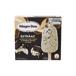 Haagen Dazs EXTRÄAZ Cookies & Cream Ice Cream Bar 3x72.0 ml, $2.77/100ml