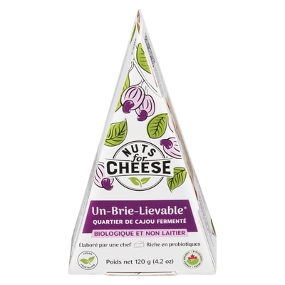 Nuts for Cheese Nsfc Un-Brie-Lievable 120 g, 10,00 $/100g