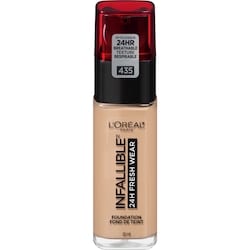 Foundation Infallible Fresh Wear 24HR, Lightweight, Longwear, Breathable Formula, Rose Vanilla