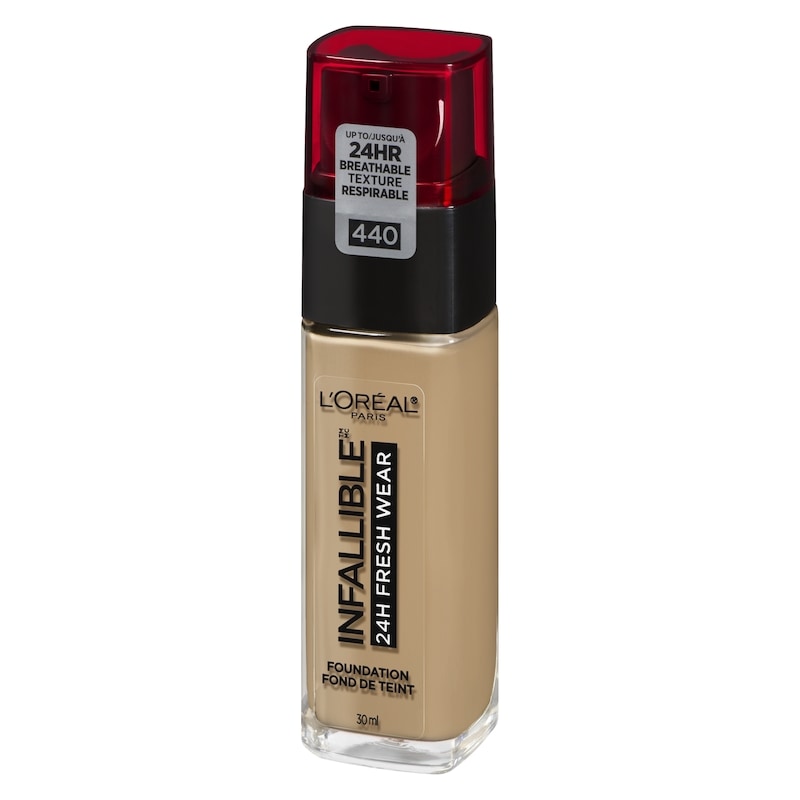 Foundation Infallible Fresh Wear 24HR, Lightweight, Longwear, Breathable Formula, Natural Rose