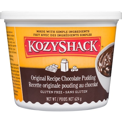 Kozy Shack Chocolate Pudding Tub 624 g, $0.72/100g