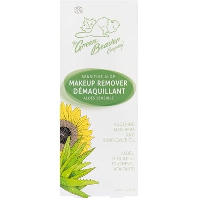 Green Beaver Jr Démaquillant pour peau sensible à lʼaloès 120 ml, 15,83 $/100ml