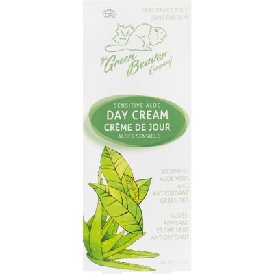 Green Beaver Jr Crème de jour pour peau sensible à l’aloès 120 ml, 18,33 $/100ml
