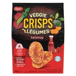 Dare Veggie Crisps Ketchup 100 g, $2.79/100g